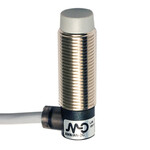 AM6/AP-2C M.D. Micro Detectors Индуктивный датчик M12 короткий, неэкранированный, NO/PNP, кабель 2м, 90°