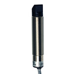 FALN/BP-3A M.D. Micro Detectors Фотоэлектрический датчик 90°, лазерный, световозвращающий, поляризованный, 20 м, регулируемый, PNP, NO+NC, металлический, кабель 2м, осевой