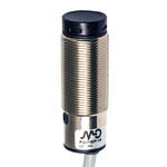 FQI7/BP-1A M.D. Micro Detectors Фотоэлектрический датчик, осевой, диффузный, 400 мм, регулируемый, PNP NO +NC, металлический, кабель 2м, осевой