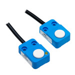 UHS/CP-0A M.D. Micro Detectors Ультразвуковой датчик cubic излучатель+приемник, port. 1100 мм, PNP, NC, кабель 2м, 90°