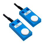 UHZ/CP-0A M.D. Micro Detectors Ультразвуковой датчик cubic излучатель+приемник, port. 300 мм, PNP, NC, кабель 2м, 90°