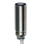 UK6D/H1-1AUL M.D. Micro Detectors Ультразвуковой датчик M18, аналоговый, 0-10 В, 80-1200 мм, кабель 2м, с кабелем обучения, AISI316L корпус из нержавеющей стали