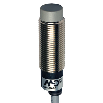 AM6/CP-2A M.D. Micro Detectors Индуктивный датчик M12 короткий, неэкранированный, NC/PNP, кабель 2м, осевой