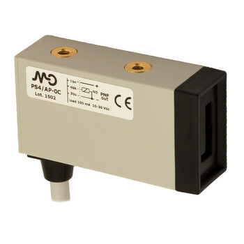 PS4/AN-0C M.D. Micro Detectors Фотоэлектрический датчик, диффузный, 200 мм NO/NPN, кабель 2м, 90°