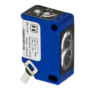 QMR8/0N-0A M.D. Micro Detectors Фотоэлектрический датчик, миниатюрный, кубический, диффузный, регулируемый, 1000 мм, NPN, L/D, кабель 2м