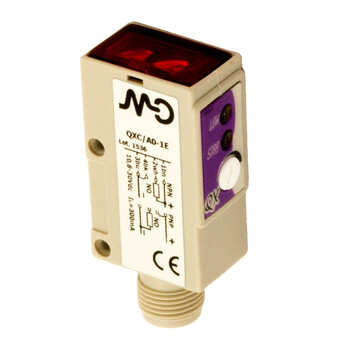 QXC/A0-1E M.D. Micro Detectors Фотоэлектрический датчик, световозвращающий, 4 м, осевой, оптический, разъем M12