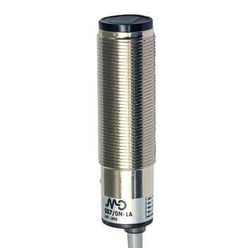 SS7/0N-1A M.D. Micro Detectors Фотоэлектрический датчик, диффузный, 400 мм, NPN, L/D металлический, регулируемый, кабель 2м, осевой