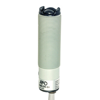 SSC/0N-0A M.D. Micro Detectors Фотоэлектрический датчик, световозвращающий, 4 м, NPN, L/D пластиковый, кабель 2м, осевой