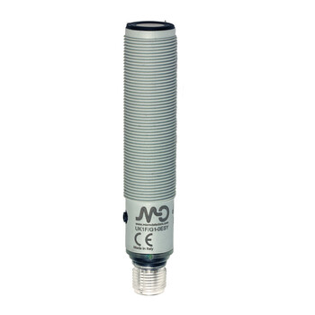 UK1F/GM-0ESY M.D. Micro Detectors Ультразвуковой датчик M18 NPN, регулируемый гистерезис/стандартное окно/NO+NC. 200-2200 мм, разъем M12, с кнопкой обучения, пластиковый