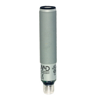 UKR1A/GW-0ESY M.D. Micro Detectors Ультразвуковой световозвращающий датчик M18 PNP, NO+NC 50-400 мм, разъем M12, с кнопкой обучения, пластиковый