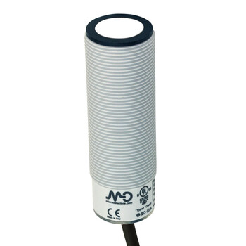 UT1B/E1-0AUL M.D. Micro Detectors Ультразвуковой датчик M30, аналоговый, 0-10 В, 250-3500 мм, кабель 2м, с кнопкой обучения